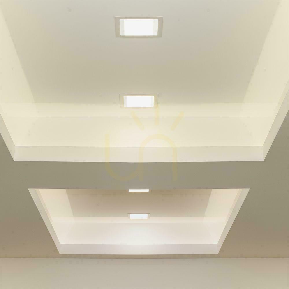 Pohled V-TAC zapuštěné stropní svítidlo 12W LED CREE CHIP square 170x170mm VT-61012CCT 1320lm 6 let záruka V-TAC zapuštěné stropní svítidlo 12W LED CREE CHIP square 170x170mm VT-61012CCT 1320lm 6 let záruka