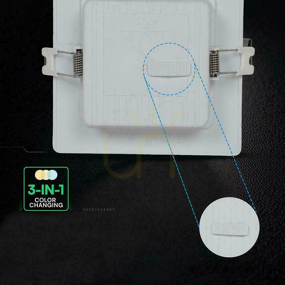 Náhled V-TAC 18W LED CREE CHIP zapuštěné stropní svítidlo čtvercové 220x220mm VT-61018CCT 1980lm 6 let záruka V-TAC 18W LED CREE CHIP zapuštěné stropní svítidlo čtvercové 220x220mm VT-61018CCT 1980lm 6 let záruka