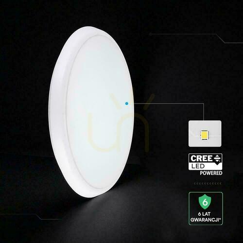 Kontrola Stropní svítidlo V-TAC 40W LED CREE CHIP se snímačem pohybu a ovládáním barev 5v1 IP65 VT-8179 4400lm 6 let záruka