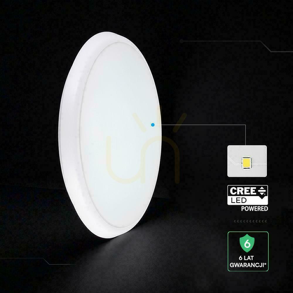 Pohled Stropní svítidlo V-TAC 40W LED CREE CHIP se snímačem pohybu a ovládáním barev 5v1 IP65 VT-8179 4400lm 6 let záruka Stropní svítidlo V-TAC 40W LED CREE CHIP se snímačem pohybu a ovládáním barev 5v1 IP65 VT-8179 4400lm 6 let záruka