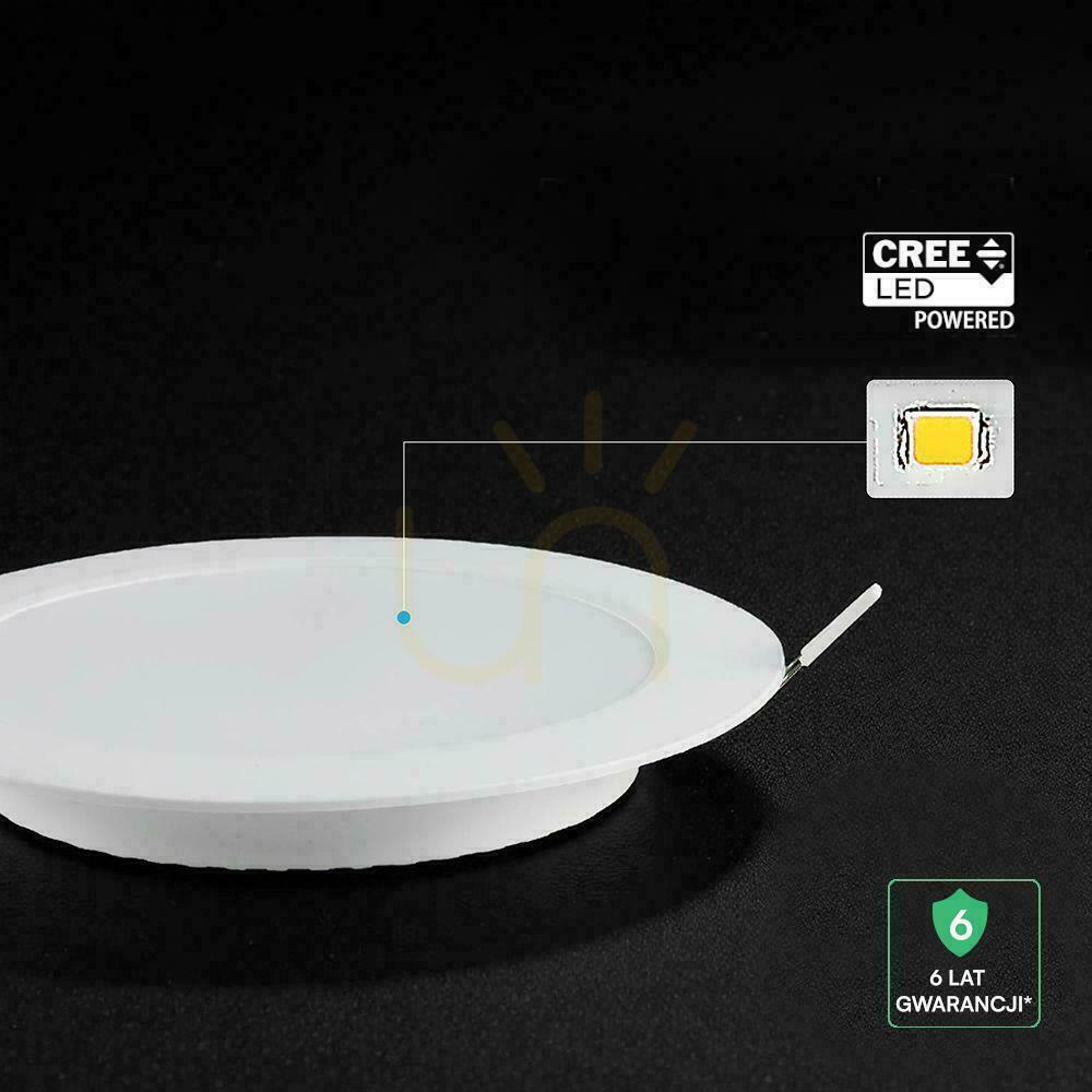Pohled V-TAC 12W LED CREE CHIP zapuštěný panel kulatý 170x28mm VT-61012CCT 1320lm 6 let záruka V-TAC 12W LED CREE CHIP zapuštěný panel kulatý 170x28mm VT-61012CCT 1320lm 6 let záruka