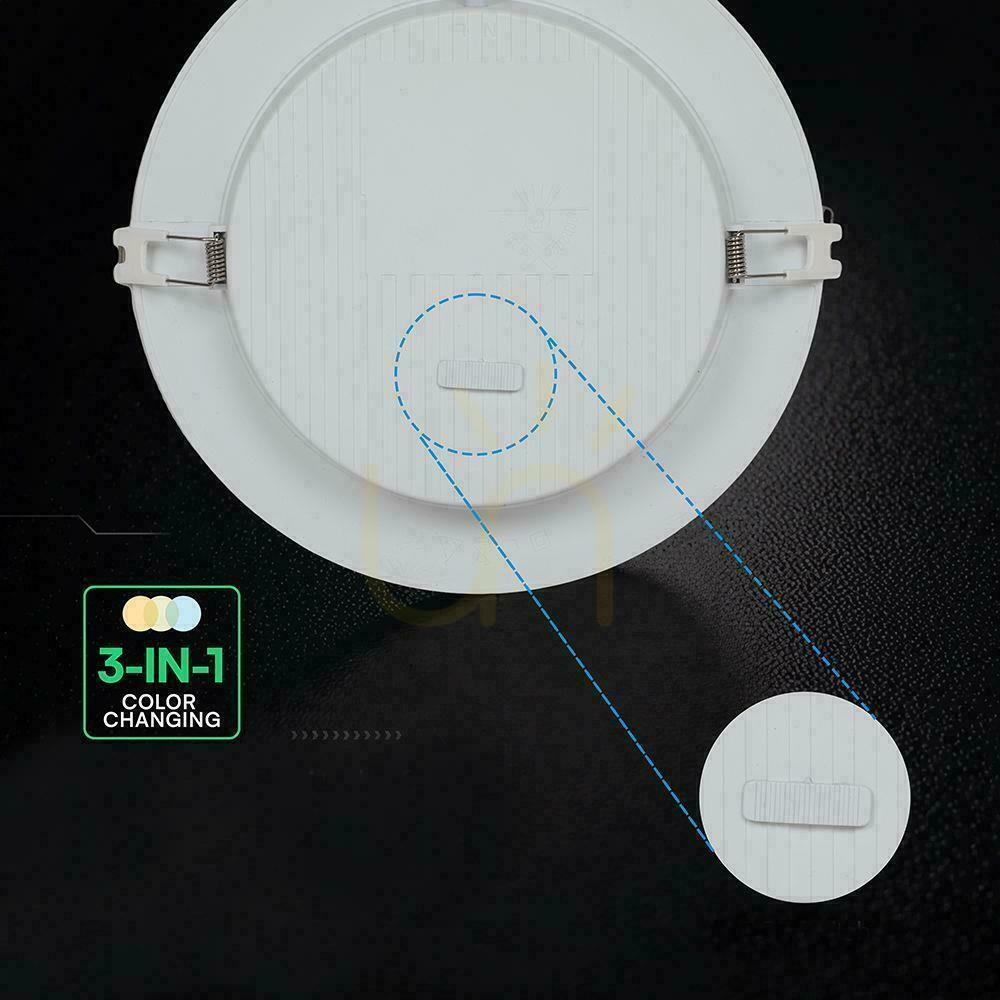 Náhled V-TAC 12W LED CREE CHIP zapuštěný panel kulatý 170x28mm VT-61012CCT 1320lm 6 let záruka V-TAC 12W LED CREE CHIP zapuštěný panel kulatý 170x28mm VT-61012CCT 1320lm 6 let záruka