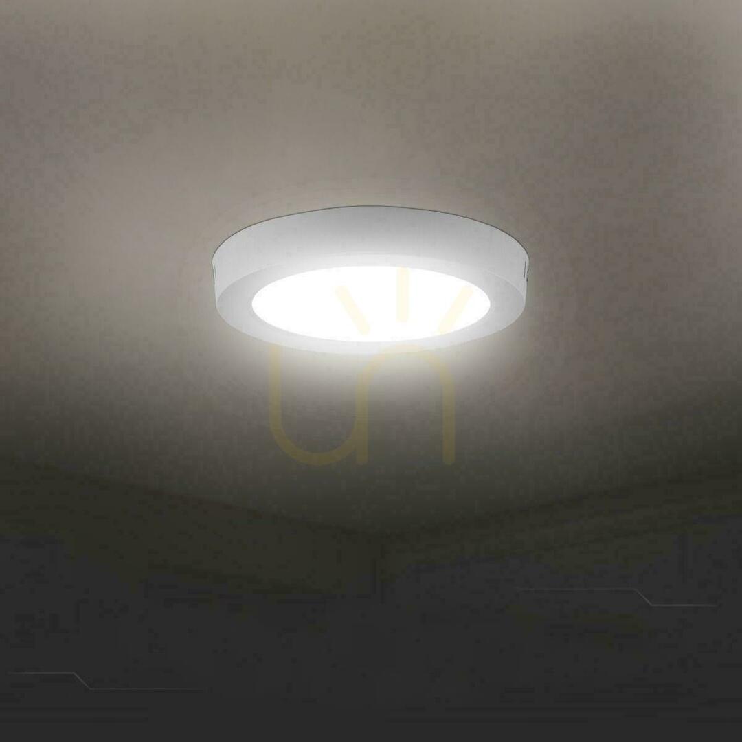 Pohled V-TAC 6W LED CREE CHIP downlight povrchový panel kulatý 121x30mm VT-60006CCT 630lm 6 let záruka V-TAC 6W LED CREE CHIP downlight povrchový panel kulatý 121x30mm VT-60006CCT 630lm 6 let záruka