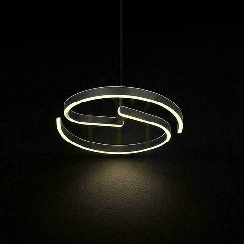 Kontrola Závěsné svítidlo V-TAC 25W LED spirála fi40cm černé VT-84045 4000K 3250lm