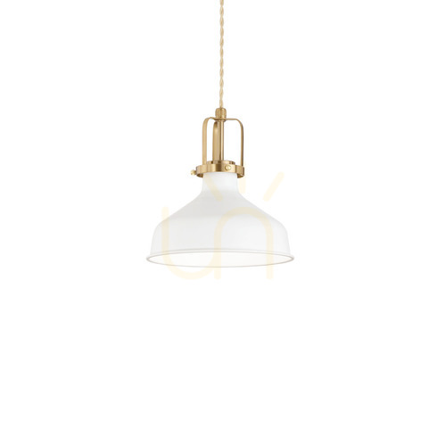 Kontrola Závěsné svítidlo Ideallux ERIS SP1 Bianco bílé E27 21 cm 238104
