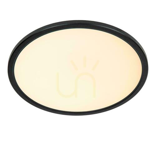 Kontrola Stropní svítidlo Lucide CASTOR černé 32 cm IP44 20W LED 07120/22/30