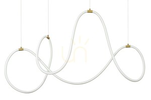 Závěsné LED svítidlo Luces Exclusivas DEAN LE41385, zlaté, 150 cm small 1