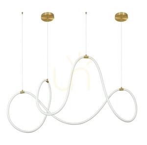Závěsné LED svítidlo Luces Exclusivas DEAN LE41385, zlaté, 150 cm small 0
