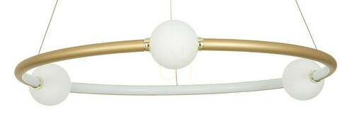 Kontrola Závěsné LED svítidlo Luces Exclusivas FRIA LE41396, zlaté, 64 cm