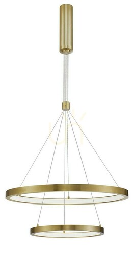 Kontrola Zlaté závěsné LED svítidlo Luces Exclusivas IRUN LE41414 60 W 4200 lm 3000 K Ø60 cm