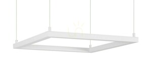 Bílé závěsné LED svítidlo Luces Exclusivas JAEN LE41430, 50 cm small 1