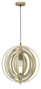 Závěsné svítidlo Luces Exclusivas MARTIN LE42097 dřevěné 1xE27 43 cm small 0