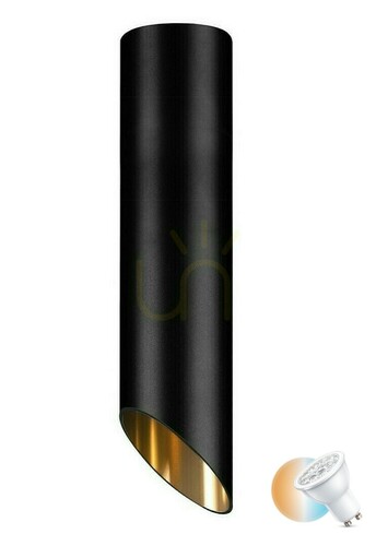 Kontrola Stropní bodové svítidlo Luces Exclusivas CEBALLOS LE61445 černé GU10 30 cm
