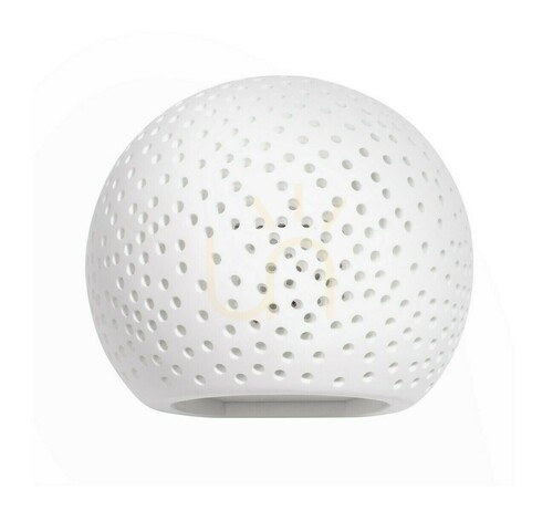 Kontrola Nástěnné svítidlo Luces Exclusivas Comodoro G9 bílé sádrové 15 cm LE61482