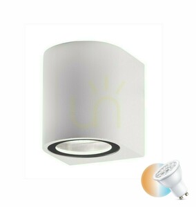 Bílé venkovní nástěnné svítidlo Luces Exclusivas RANCAGUA LE71381 GU10 IP54 small 0