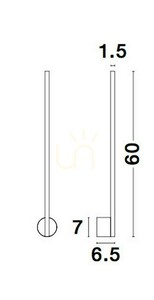 Nástěnné svítidlo TUNJA od Luces Exclusivas LE42605 small 4