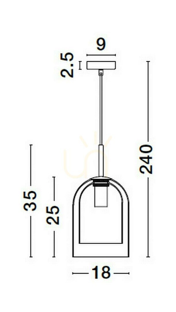 Kontrola Závěsné svítidlo BONAO Luces Exclusivas LE42639 Závěsné svítidlo BONAO Luces Exclusivas LE42639