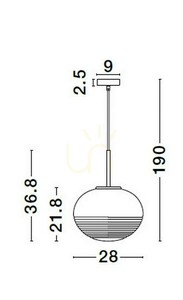 Závěsné svítidlo HAINA od Luces Exclusivas LE42645 5 Závěsné svítidlo HAINA od Luces Exclusivas LE42645 small 5