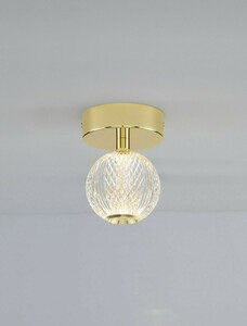 Stropní LED svítidlo Luces Exclusivas CANA LE42691 zlaté 12 cm small 2