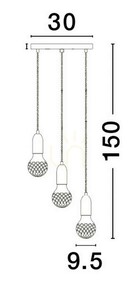 Závěsné svítidlo BANI Luces Exclusivas LE42710 5 Závěsné svítidlo BANI Luces Exclusivas LE42710 small 5