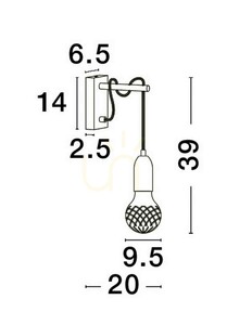 Nástěnné svítidlo BANI Luces Exclusivas LE42713 4 Nástěnné svítidlo BANI Luces Exclusivas LE42713 small 4