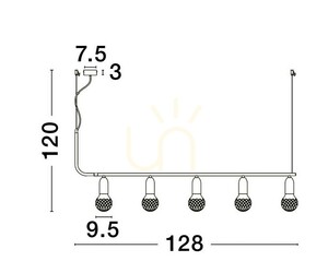 Závěsné svítidlo BANI Luces Exclusivas LE42716 4 Závěsné svítidlo BANI Luces Exclusivas LE42716 small 4