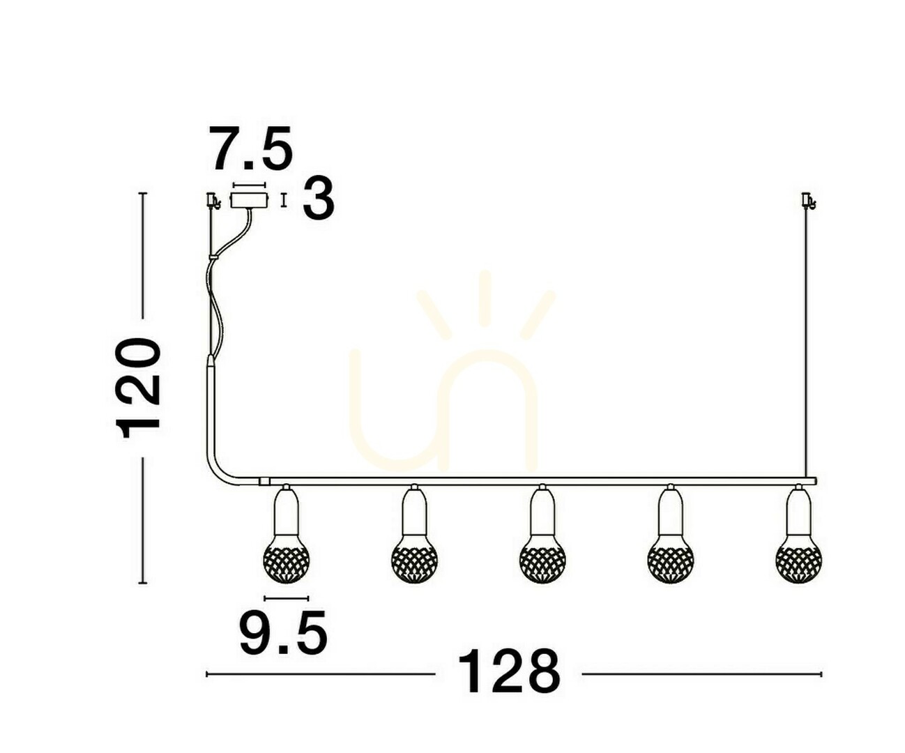 Zobrazit Závěsné svítidlo BANI Luces Exclusivas LE42716 Závěsné svítidlo BANI Luces Exclusivas LE42716