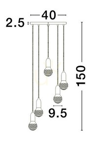 Závěsné svítidlo BANI Luces Exclusivas LE42717 small 3