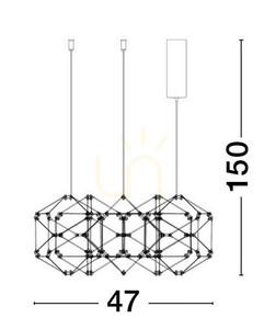 Závěsné svítidlo ASIS Luces Exclusivas LE42727 5 Závěsné svítidlo ASIS Luces Exclusivas LE42727 small 5