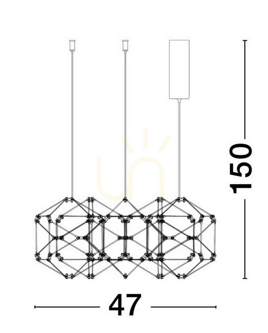 Kontrola Závěsné svítidlo ASIS Luces Exclusivas LE42727 Závěsné svítidlo ASIS Luces Exclusivas LE42727