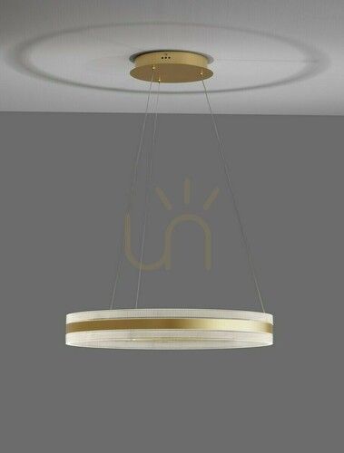 Kontrola Závěsné LED svítidlo COLIMA zlaté 60 cm Luces Exclusivas LE42753