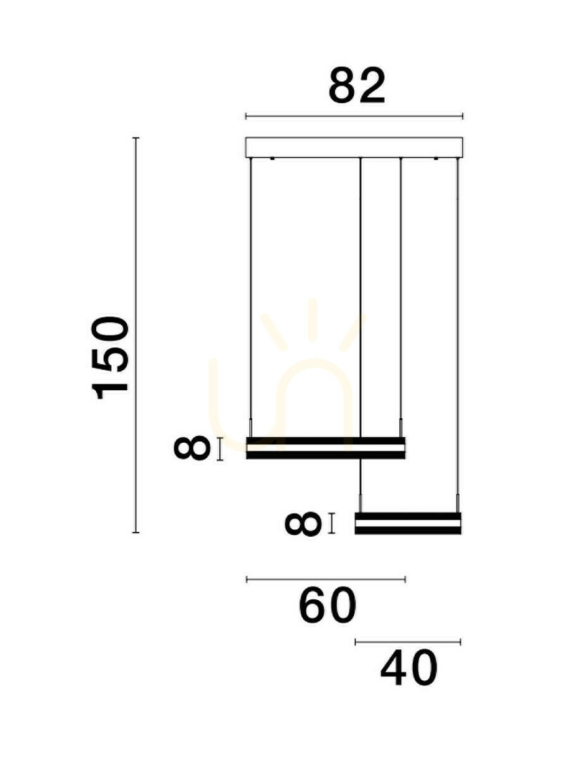 Náhled Zlaté závěsné LED svítidlo Luces Exclusivas COLIMA 124 W LE42754 Zlaté závěsné LED svítidlo Luces Exclusivas COLIMA 124 W LE42754