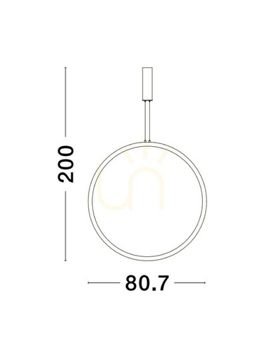 Kontrola AUTLAN Luces Exclusivas Závěsné svítidlo LE42776