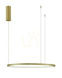 Závěsné LED svítidlo TOLUCA Luces Exclusivas LE42777 zlaté 60 cm 36 W small 0