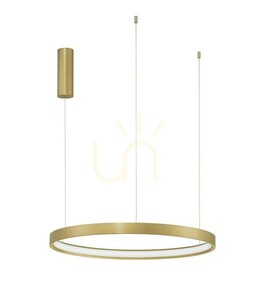 Závěsné LED svítidlo ZACAPU Luces Exclusivas LE42790, kartáčovaná zlatá, 60 cm small 0