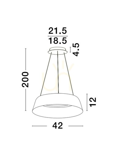 Kontrola Závěsné svítidlo CANCUN od Luces Exclusivas LE42801