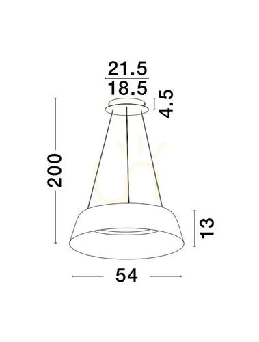 Kontrola Závěsné svítidlo CANCUN od Luces Exclusivas LE42803
