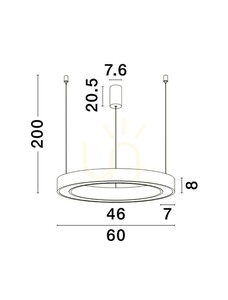 Závěsné svítidlo SONORA od Luces Exclusivas LE42809 2 Závěsné svítidlo SONORA od Luces Exclusivas LE42809 small 2