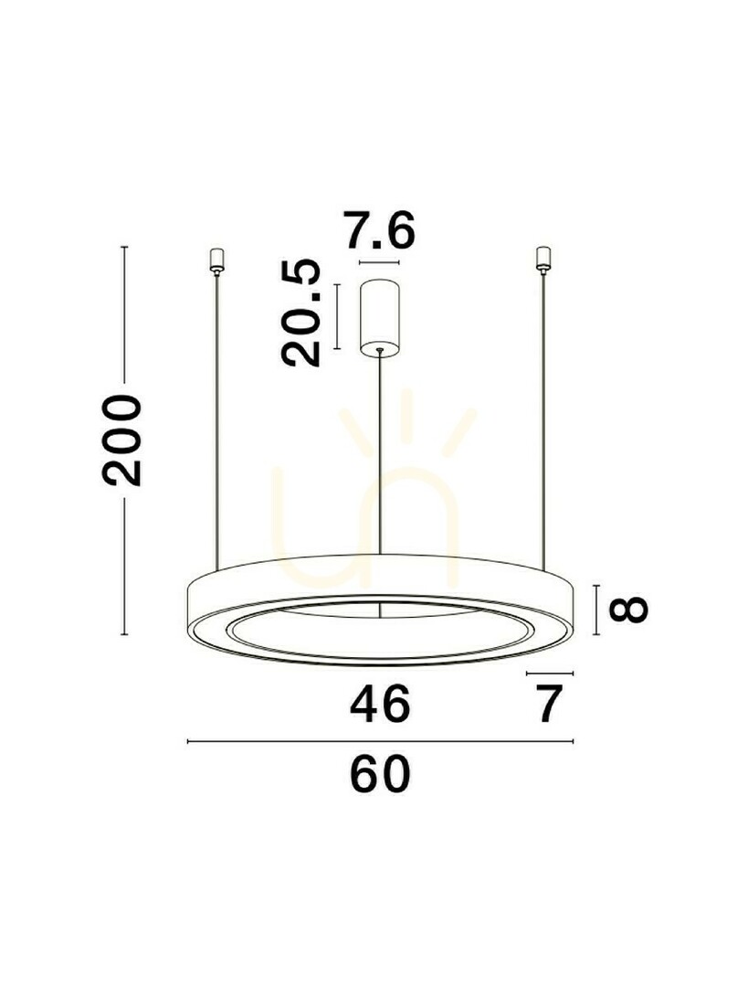 Náhled Závěsné svítidlo SONORA od Luces Exclusivas LE42809 Závěsné svítidlo SONORA od Luces Exclusivas LE42809