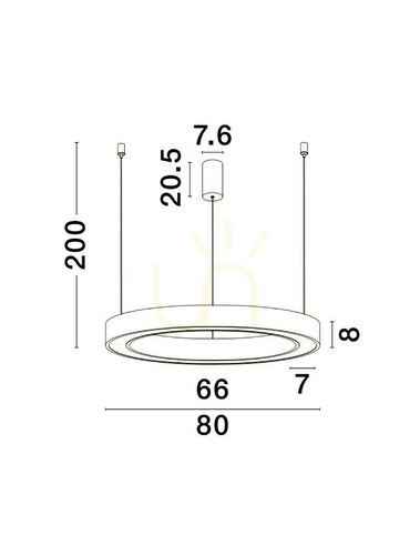 Kontrola SONORA Luces Exclusivas závěsné svítidlo LE42811