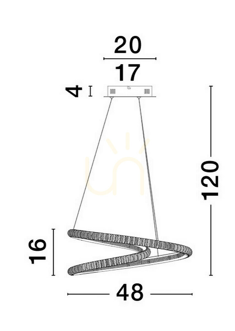 Náhled Závěsné svítidlo TEPIC Luces Exclusivas LE42819 Závěsné svítidlo TEPIC Luces Exclusivas LE42819