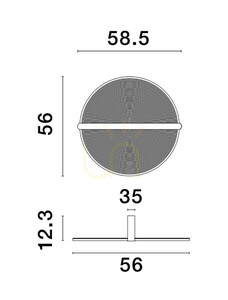 Plafón TONALA Luces Exclusivas LE42823 small 2