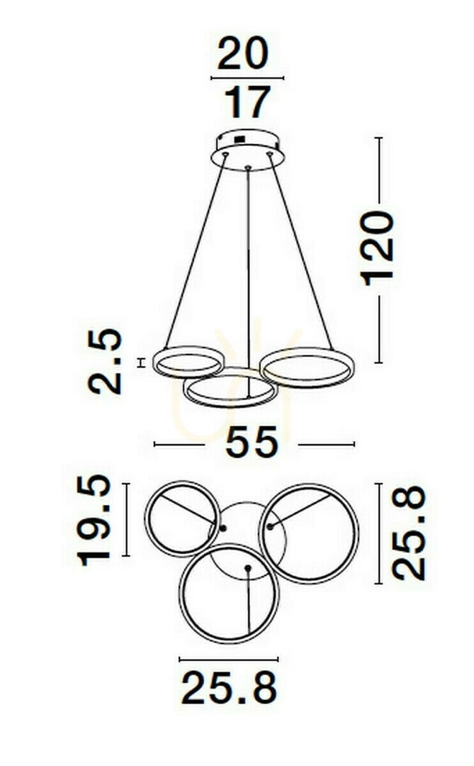 Náhled GARCIA Luces Exclusivas Závěsné svítidlo LE42826 GARCIA Luces Exclusivas Závěsné svítidlo LE42826