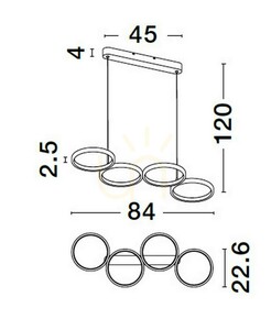 GARCIA Luces Exclusivas Závěsné svítidlo LE42829 small 3