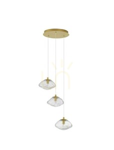 Závěsné svítidlo Luces Exclusivas NAYARIT LE42900, zlaté, 3×G9 small 0