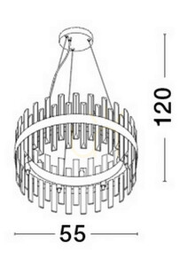 Závěsné svítidlo CHOLULA od Luces Exclusivas LE42908 3 Závěsné svítidlo CHOLULA od Luces Exclusivas LE42908 small 3