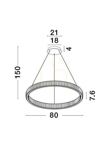 Kontrola Závěsné svítidlo BAUTA Luces Exclusivas LE42916