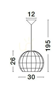 REYNOSA Luces Exclusivas Závěsné svítidlo LE42945 small 3