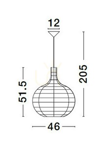 Závěsné svítidlo PARANA od Luces Exclusivas LE42951 3 Závěsné svítidlo PARANA od Luces Exclusivas LE42951 small 3