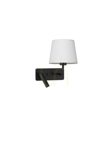 Kontrola Nástěnné svítidlo Luces Exclusivas BIRUACA LE42969 černo-bílé LED 3 W + E27